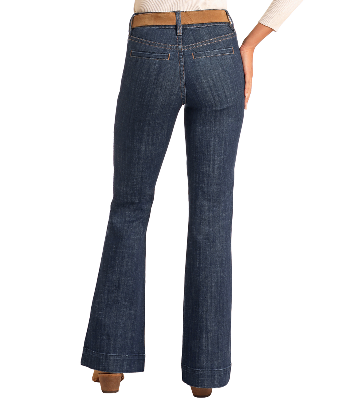 Rock & Roll Cowgirl Jeans - BW5HD06047- High Rise Trouser