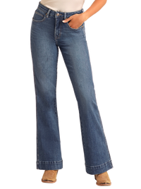 Rock & Roll Cowgirl Jeans - BW5HD06059 - High Rise Trouser