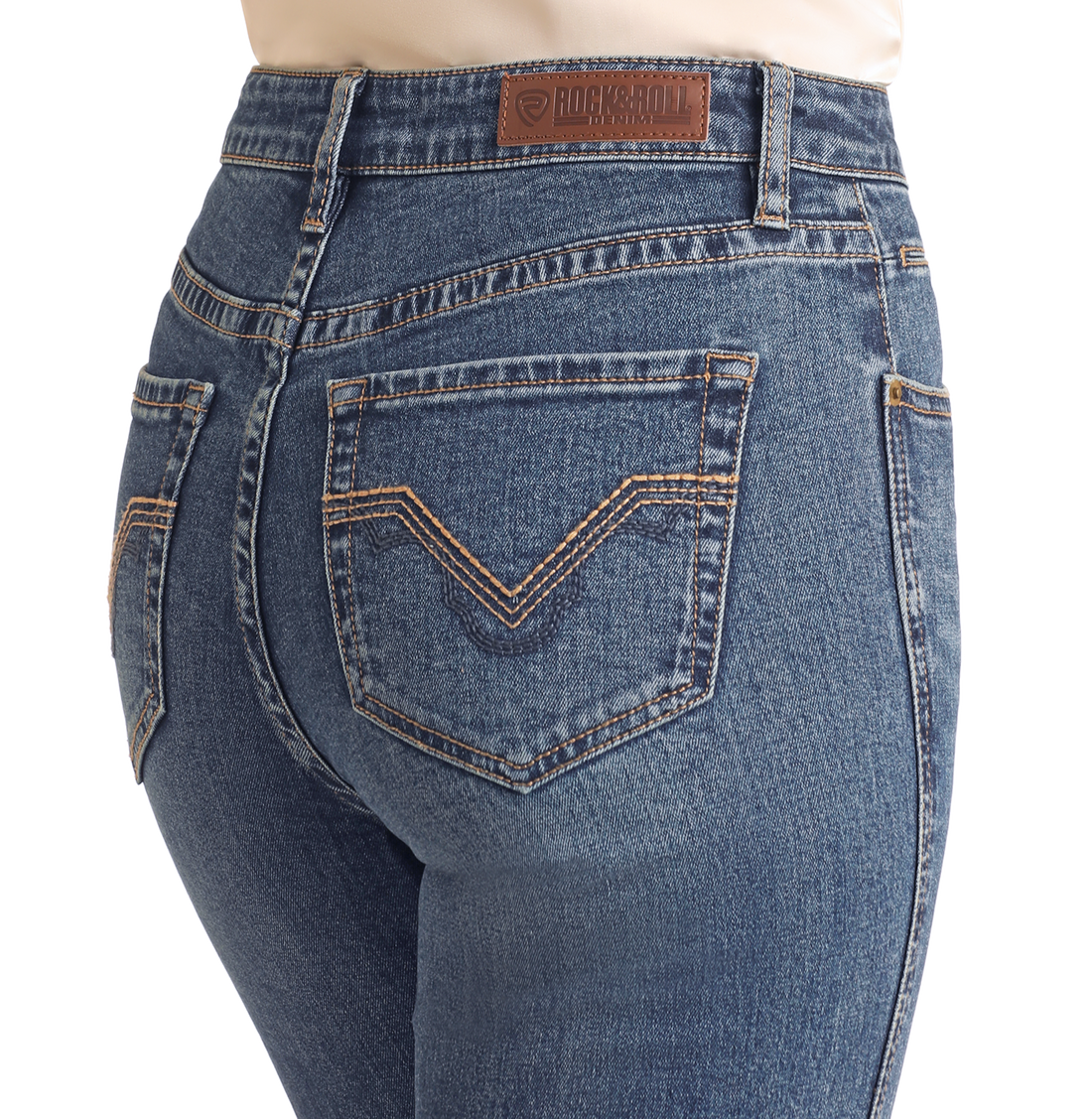 Rock & Roll Cowgirl Jeans - BW5HD06059 - High Rise Trouser