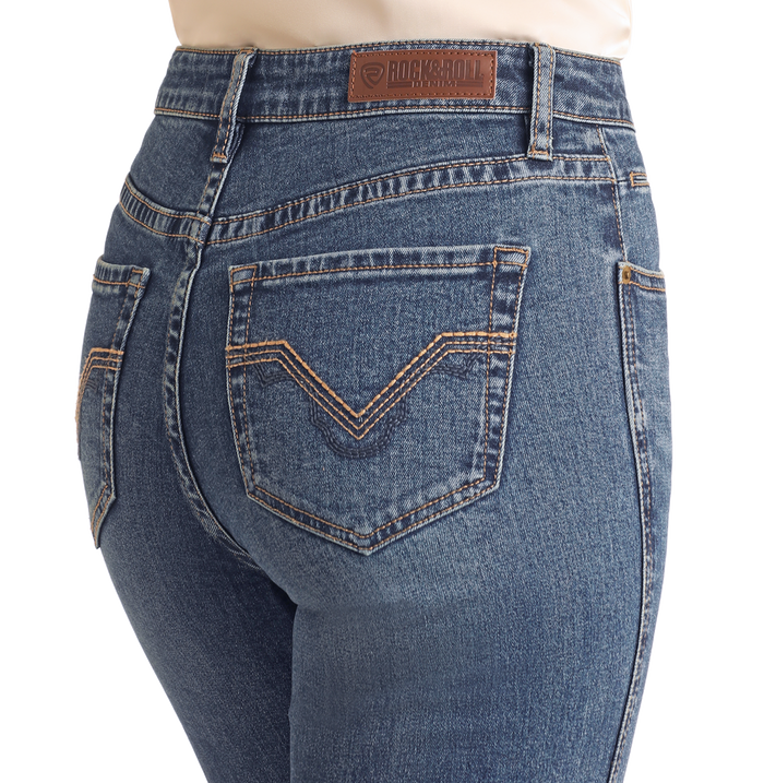 Rock & Roll Cowgirl Jeans - BW5HD06059 - High Rise Trouser