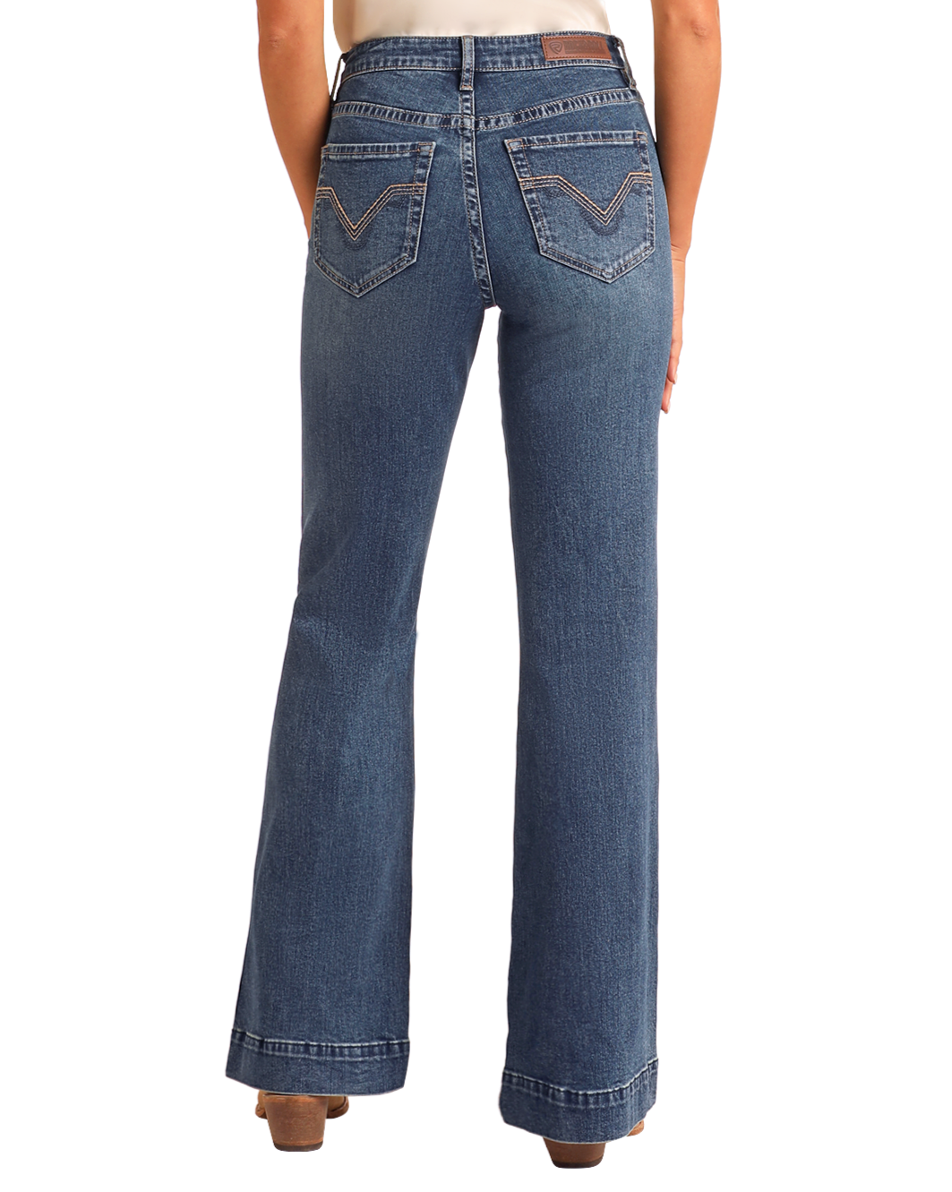 Rock & Roll Cowgirl Jeans - BW5HD06059 - High Rise Trouser