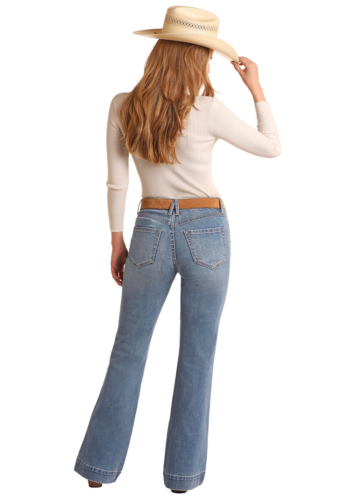 Rock & Roll Cowgirl Jeans - BW5HD06061 - High Rise Trouser