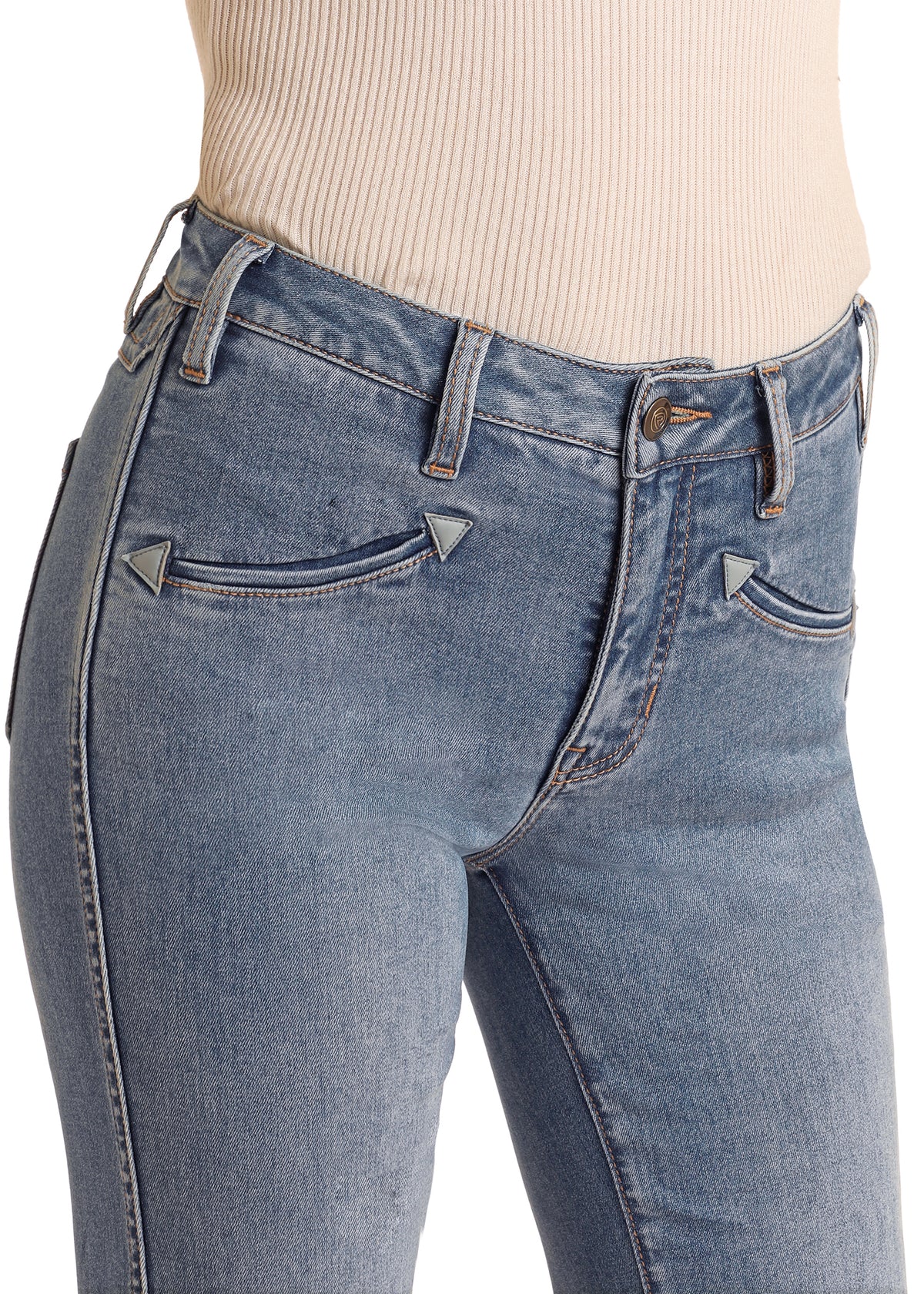 Rock & Roll Cowgirl Jeans - BW5HD06061 - High Rise Trouser