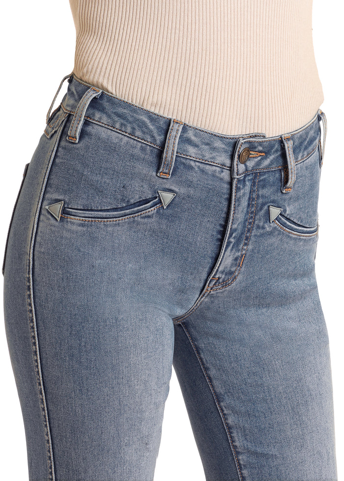 Rock & Roll Cowgirl Jeans - BW5HD06061 - High Rise Trouser