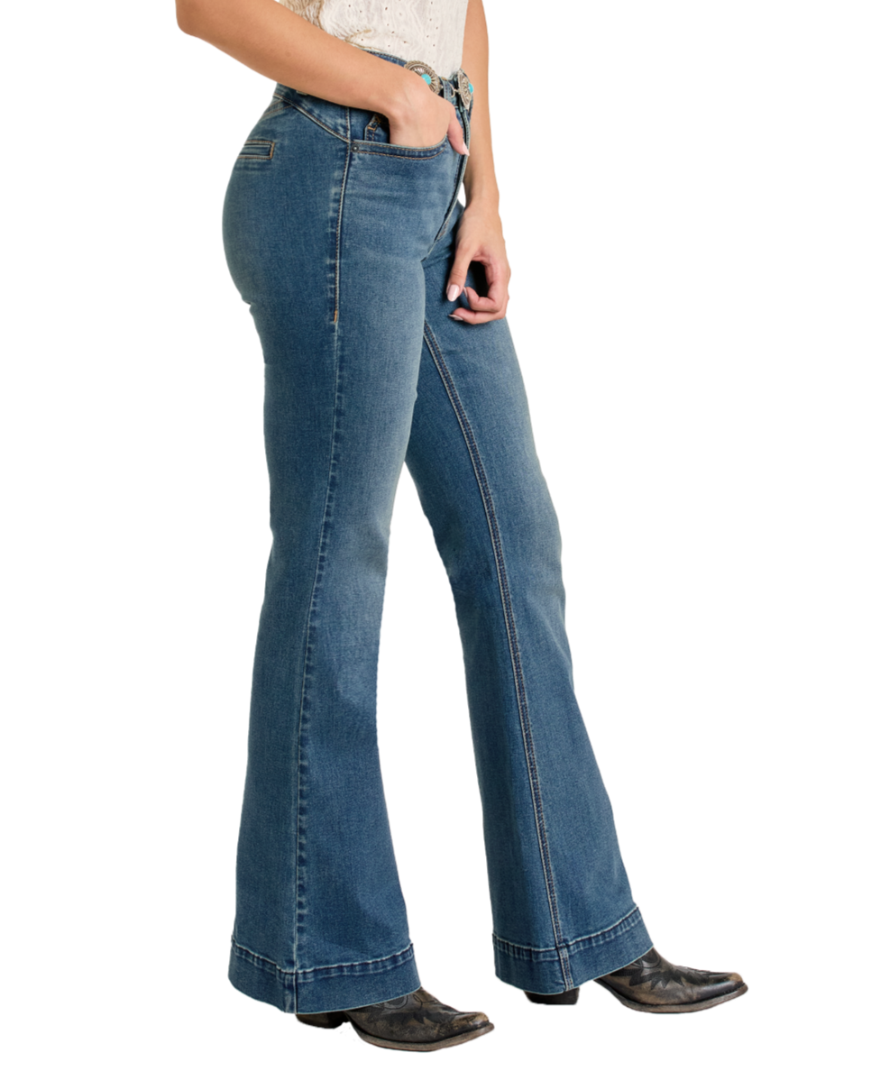 Rock & Roll Cowgirl Jeans - BW5HD06399 - High Rise Trouser