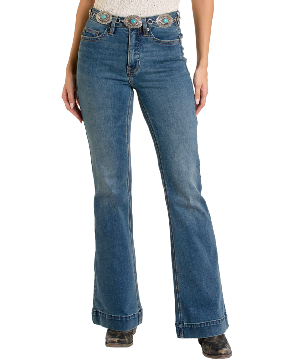 Rock & Roll Cowgirl Jeans - BW5HD06399 - High Rise Trouser