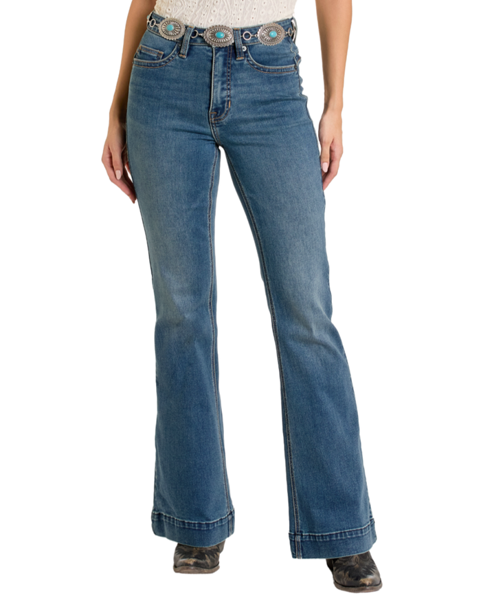 Rock & Roll Cowgirl Jeans - BW5HD06399 - High Rise Trouser