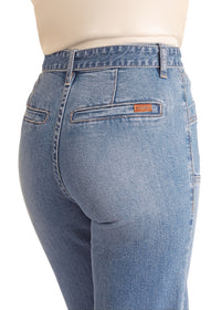 Rock & Roll Cowgirl Jeans - BW6HD06063 - High Rise Wide Leg Flare