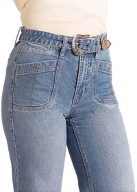 Rock & Roll Cowgirl Jeans - BW6HD06063 - High Rise Wide Leg Flare