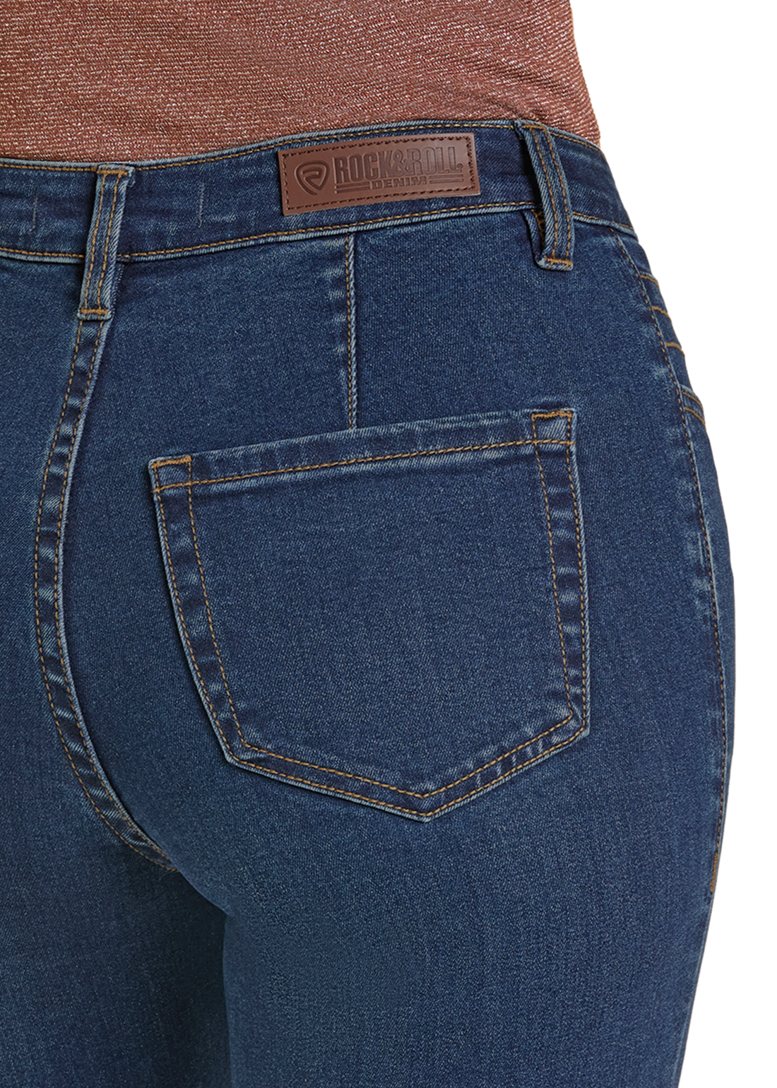 Rock & Roll Cowgirl Jeans - BW6HD07214 - Front Seam Relaxed High Rise Flare