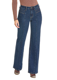 Rock & Roll Cowgirl Jeans - BW6HD07214 - Front Seam Relaxed High Rise Flare