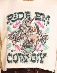 Rock & Roll - Women's Ride Em Printed Sweater (BW91T04534)