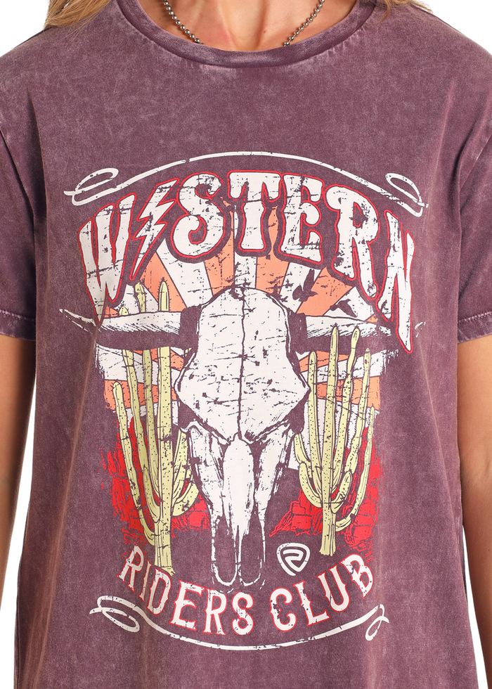 Rock & Roll Midi Tee Shirt Dress (BWD1R04540)