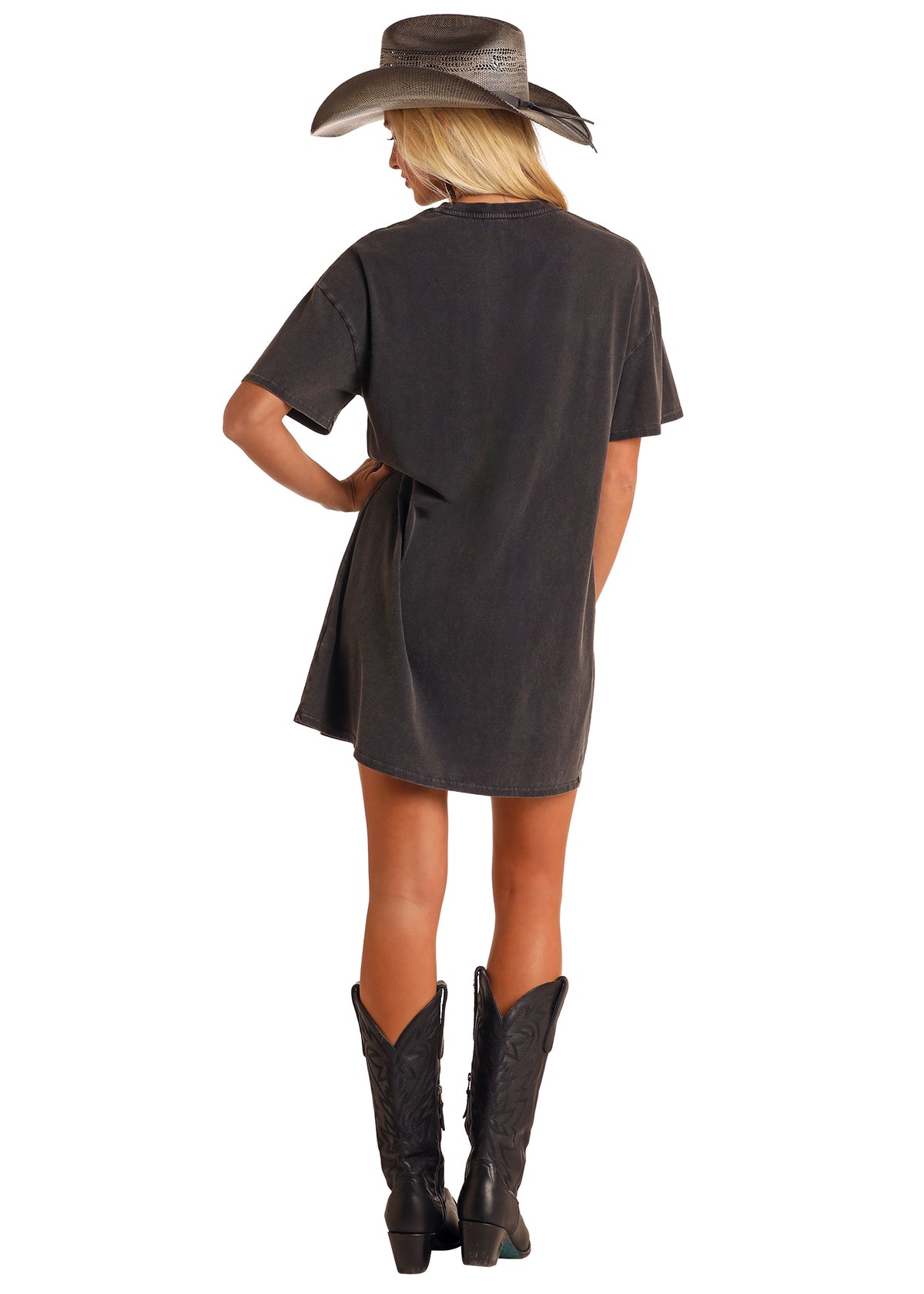 Rock & Roll Tee Shirt Dress (BWD1R05936)