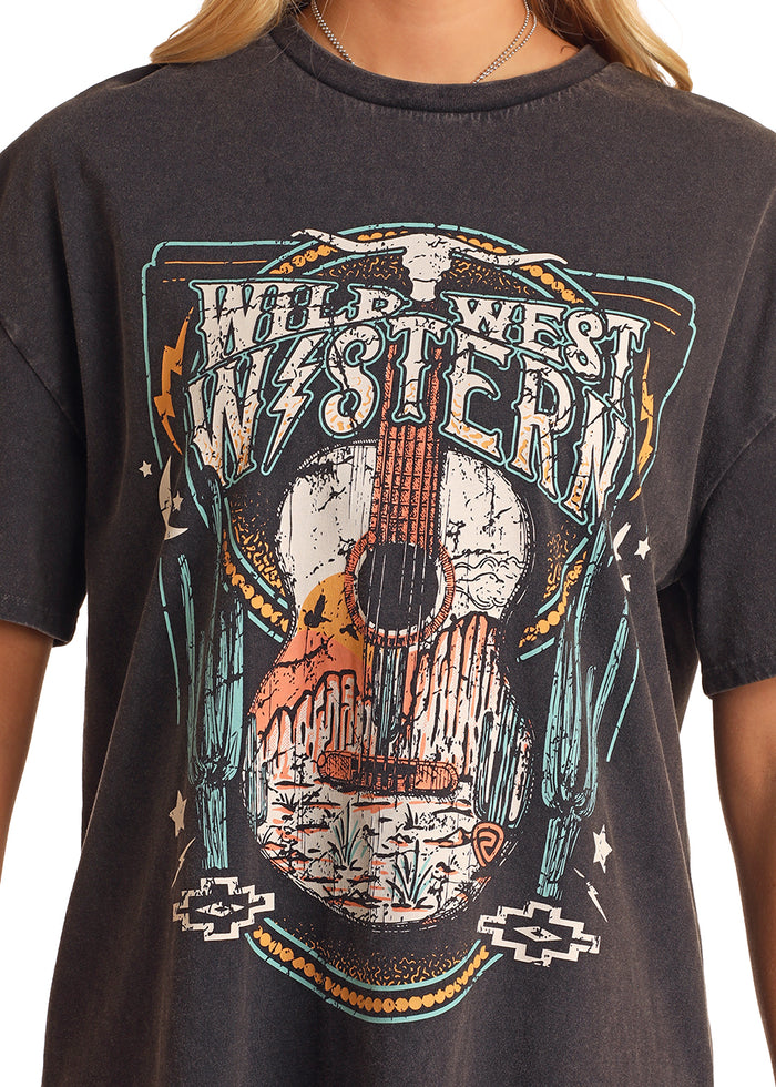 Rock & Roll Tee Shirt Dress (BWD1R05936)