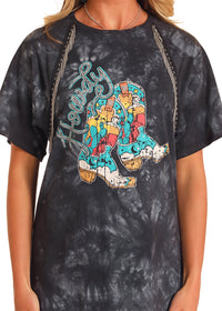 Rock & Roll Tee Shirt Dress (BWD1R05946)