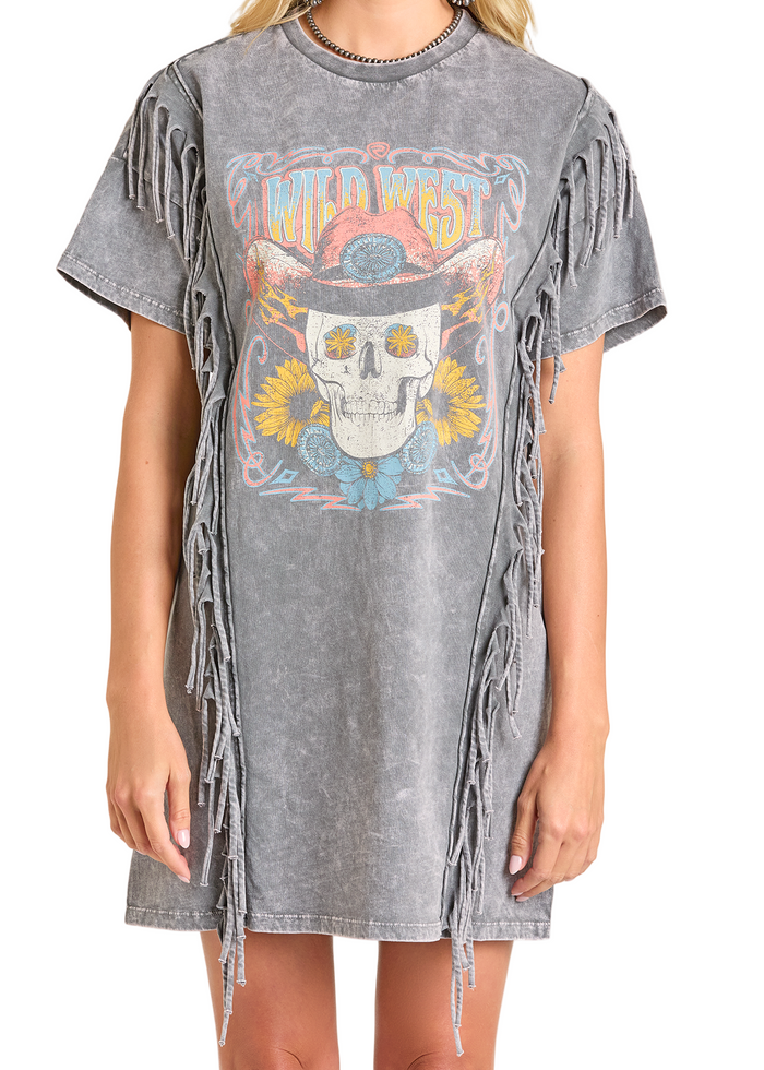 Rock & Roll Tee Shirt Dress (BWD1R07320)