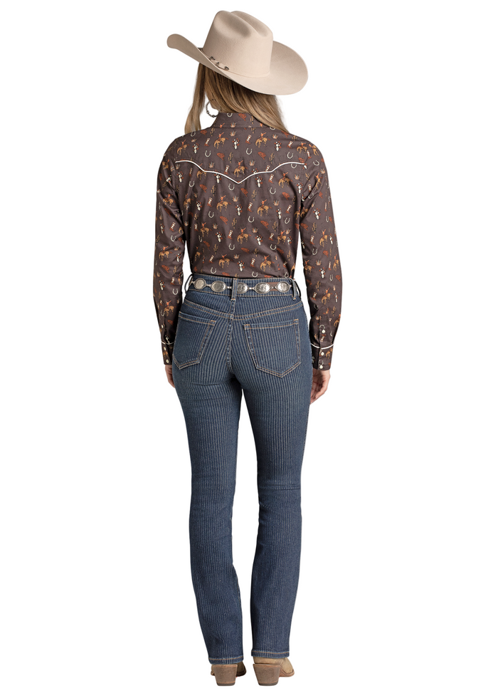 Rock and Roll - Bronc Long Sleeved Snap (BWN2S07143)