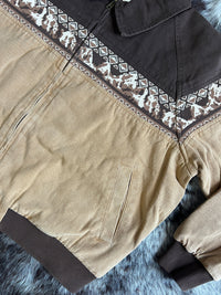 Canvas Bomber Jacket - The Bridger (Brown)