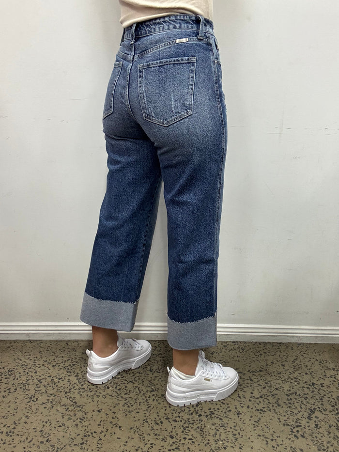 KanCan Jeans - 90's Cropped Wide Leg (KC5538M)