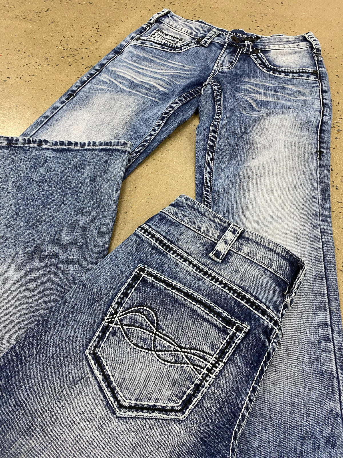 Cowgirl Tuff Jeans - DFMI Bleached