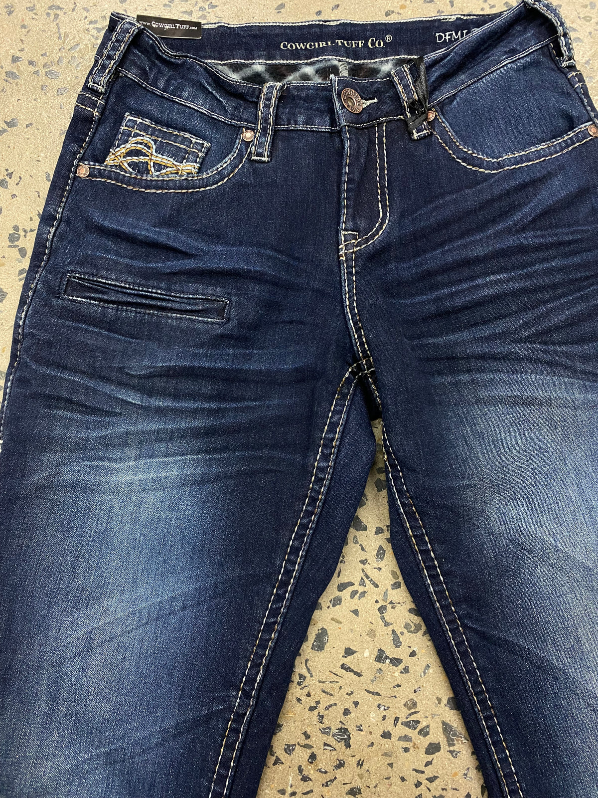 Cowgirl Tuff Jeans - DFMI Dark Flannel