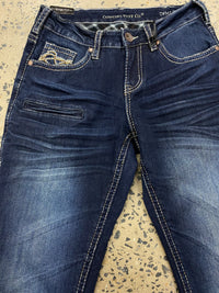 Cowgirl Tuff Jeans - DFMI Dark Flannel