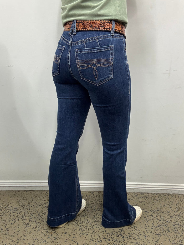 Rock & Roll Cowgirl Jeans - BW5MD06044 - Mid Rise Trouser