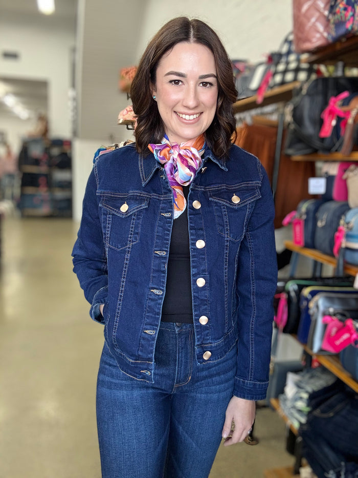 Jolene Denim Jacket - Dark Wash