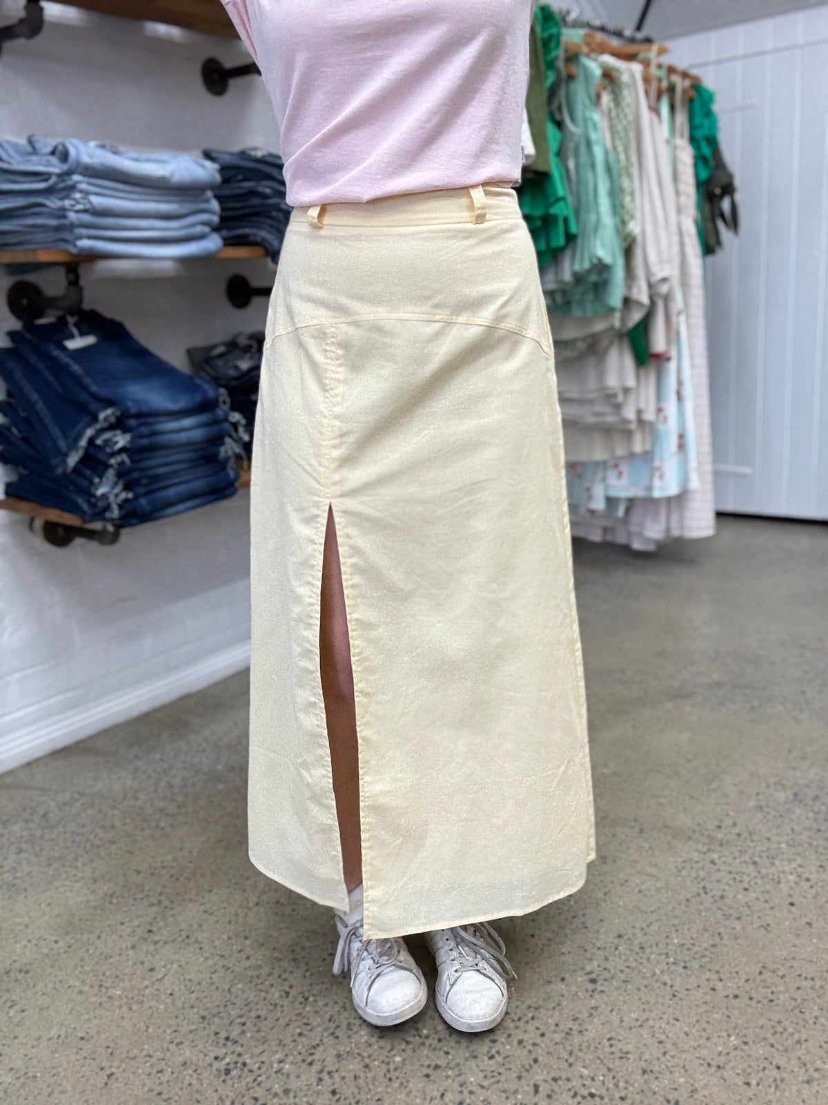 Alessa Skirt - Butter Yellow