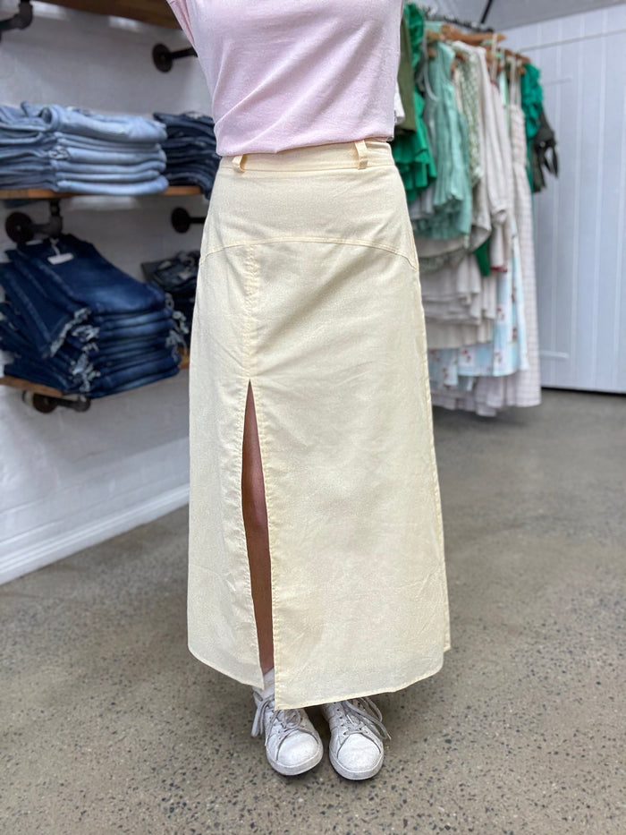 Alessa Skirt - Butter Yellow