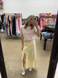 Alessa Skirt - Butter Yellow