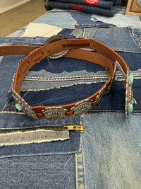 Western Concho Belt - Brown