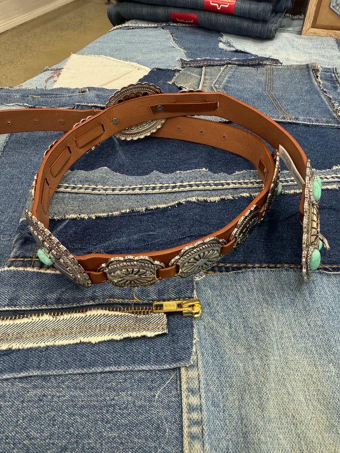 Western Concho Belt - Brown