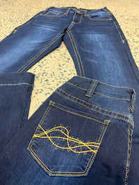 Cowgirl Tuff Jeans - Indigo Classic