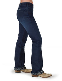 Cowgirl Tuff Jeans - Pull-On Flannel