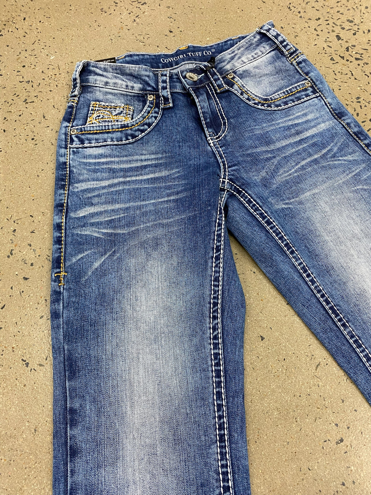 Cowgirl Tuff Jeans - DFMI Faded