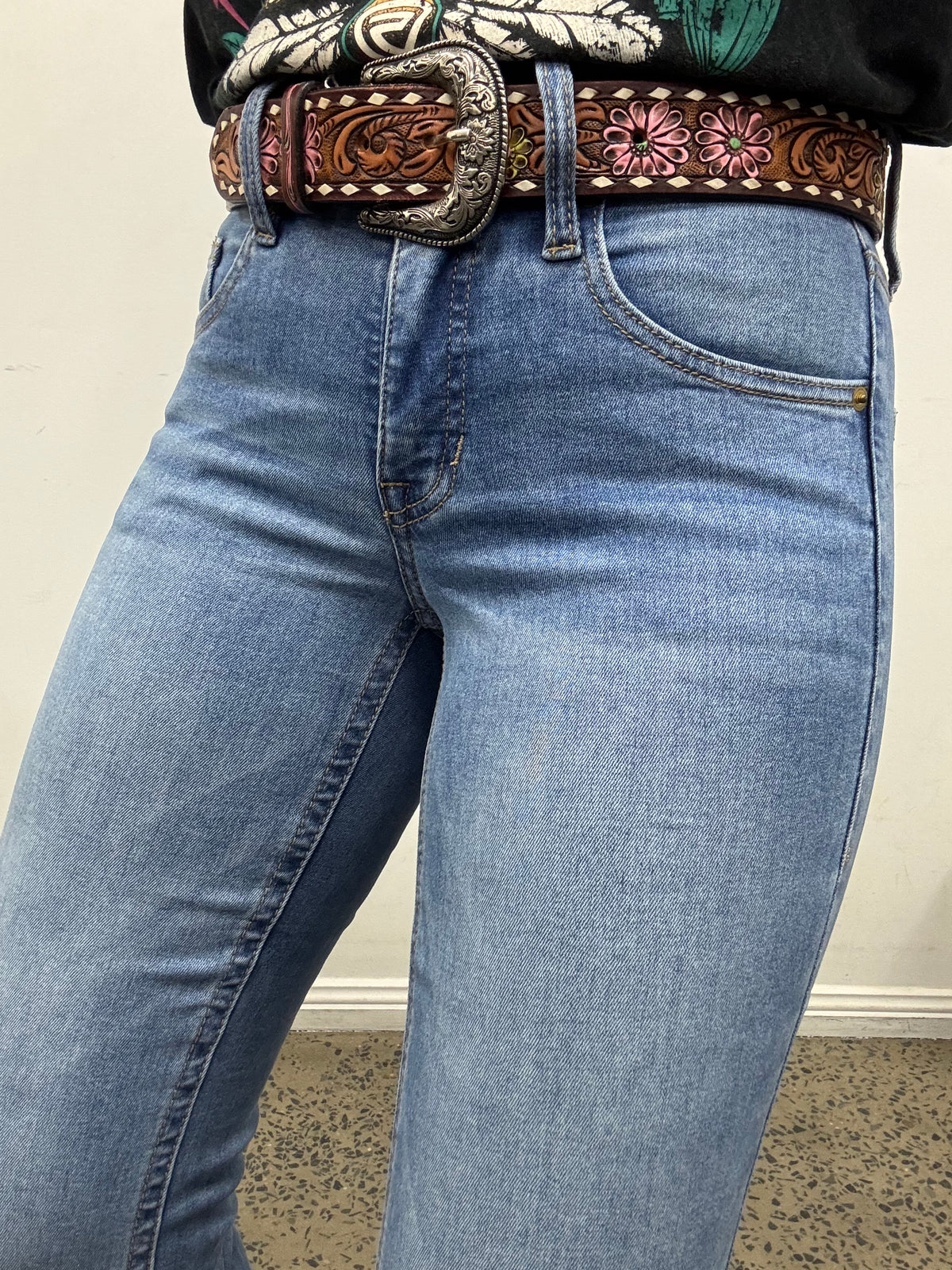 Rock & Roll Cowgirl Jeans - BW5HD06400 - High Rise Trouser