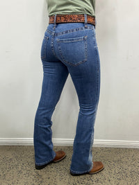 Rock & Roll Cowgirl Jeans - BW4HD06039 - Two Tone High Rise Bootcut