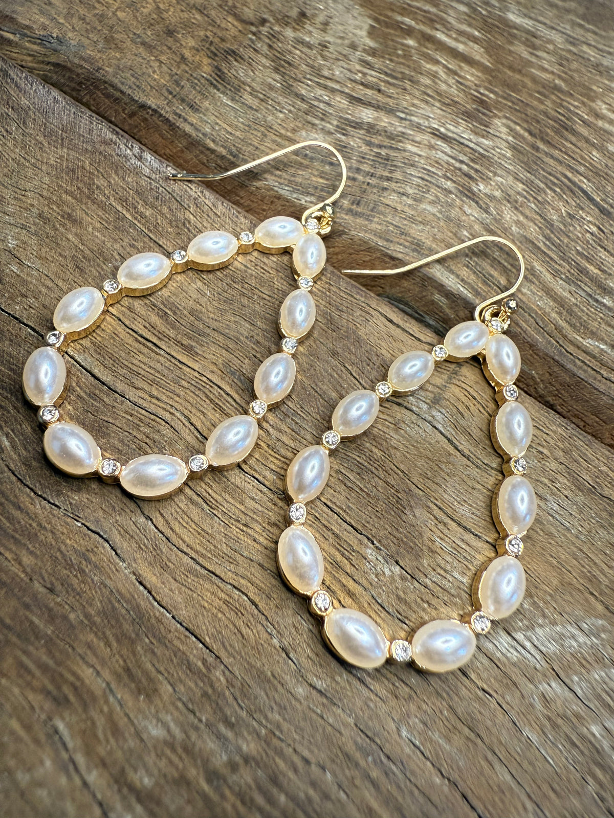 Earrings - Pearl Teardrop