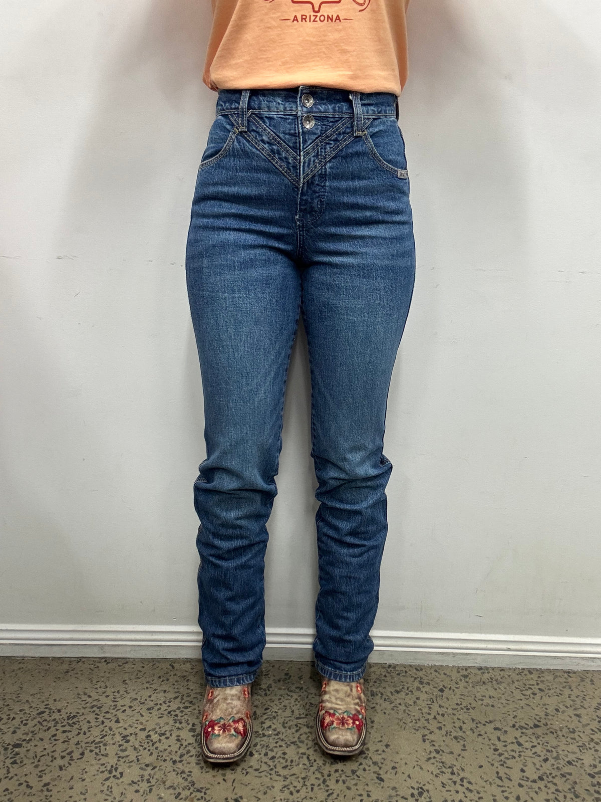 Cruel Girl Jeans - Quinn Medium Stone (CB75054001)