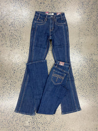 Rock & Roll Cowgirl Jeans - BW4HD07198 - Saddle Stitch High Rise Bootcut