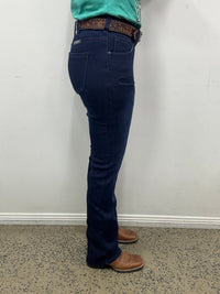 Cowgirl Tuff Jeans - Pull-On Flannel