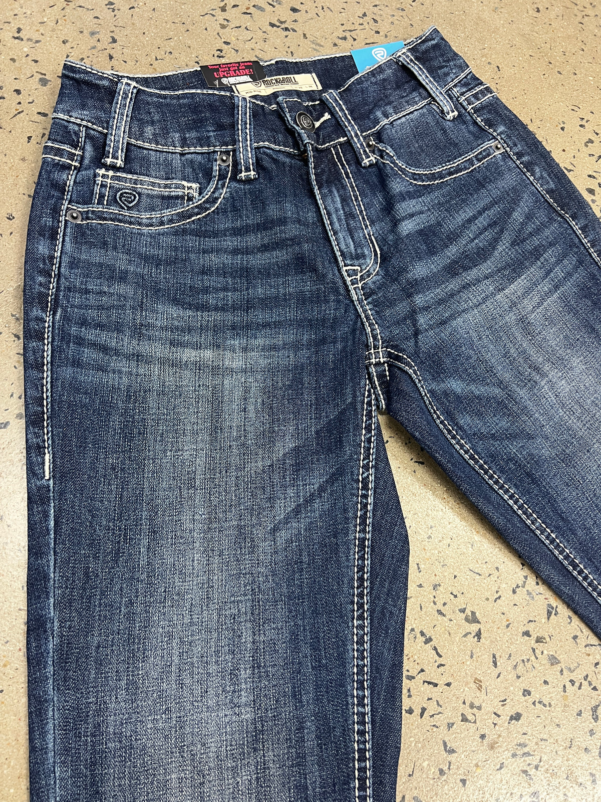 Rock & Roll Cowgirl Jeans - BW4RD06041 - Mid Rise Riding Fit