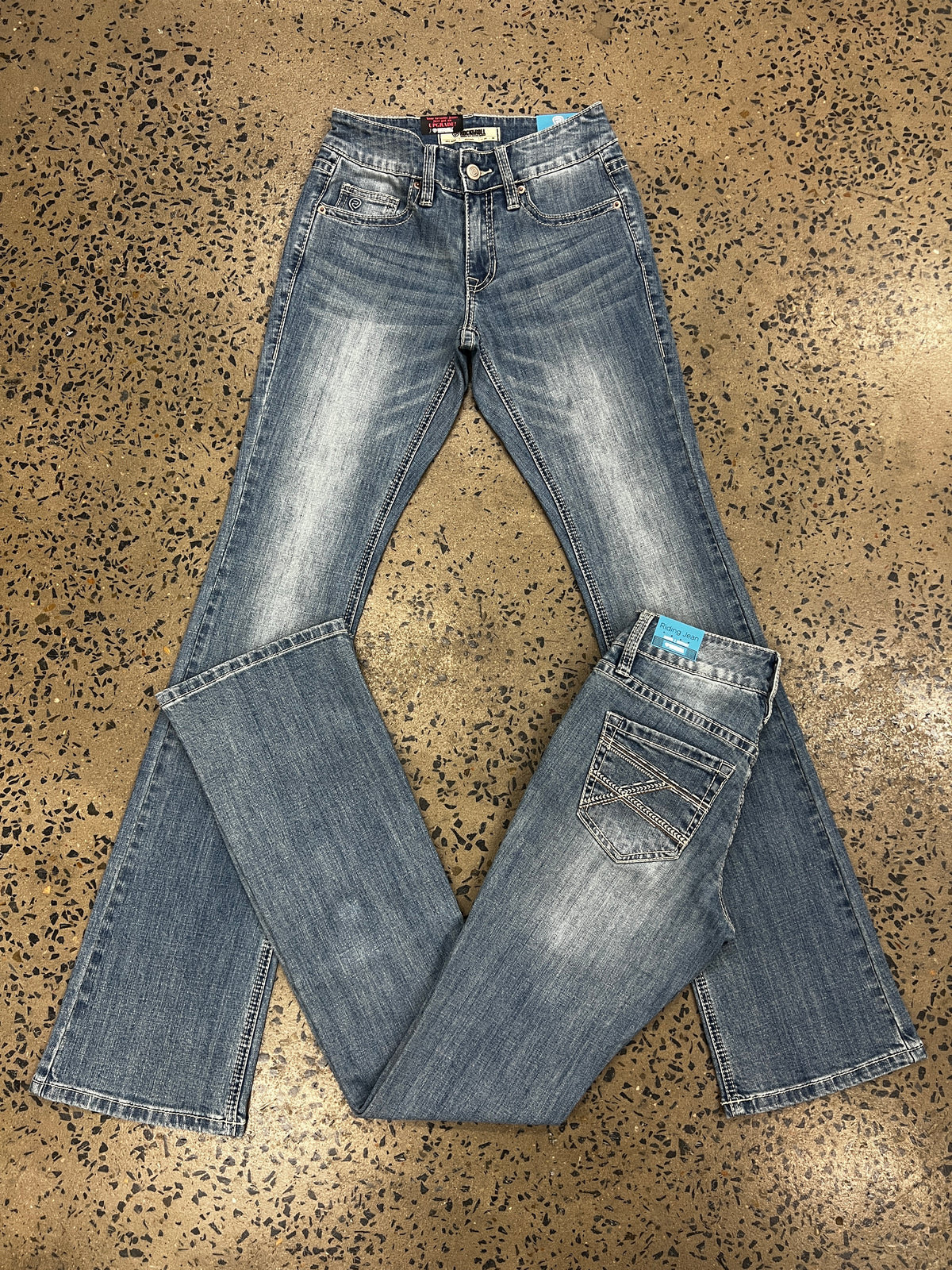 Rock & Roll Cowgirl Jeans - BW4RD06043 - Mid Rise Riding Fit