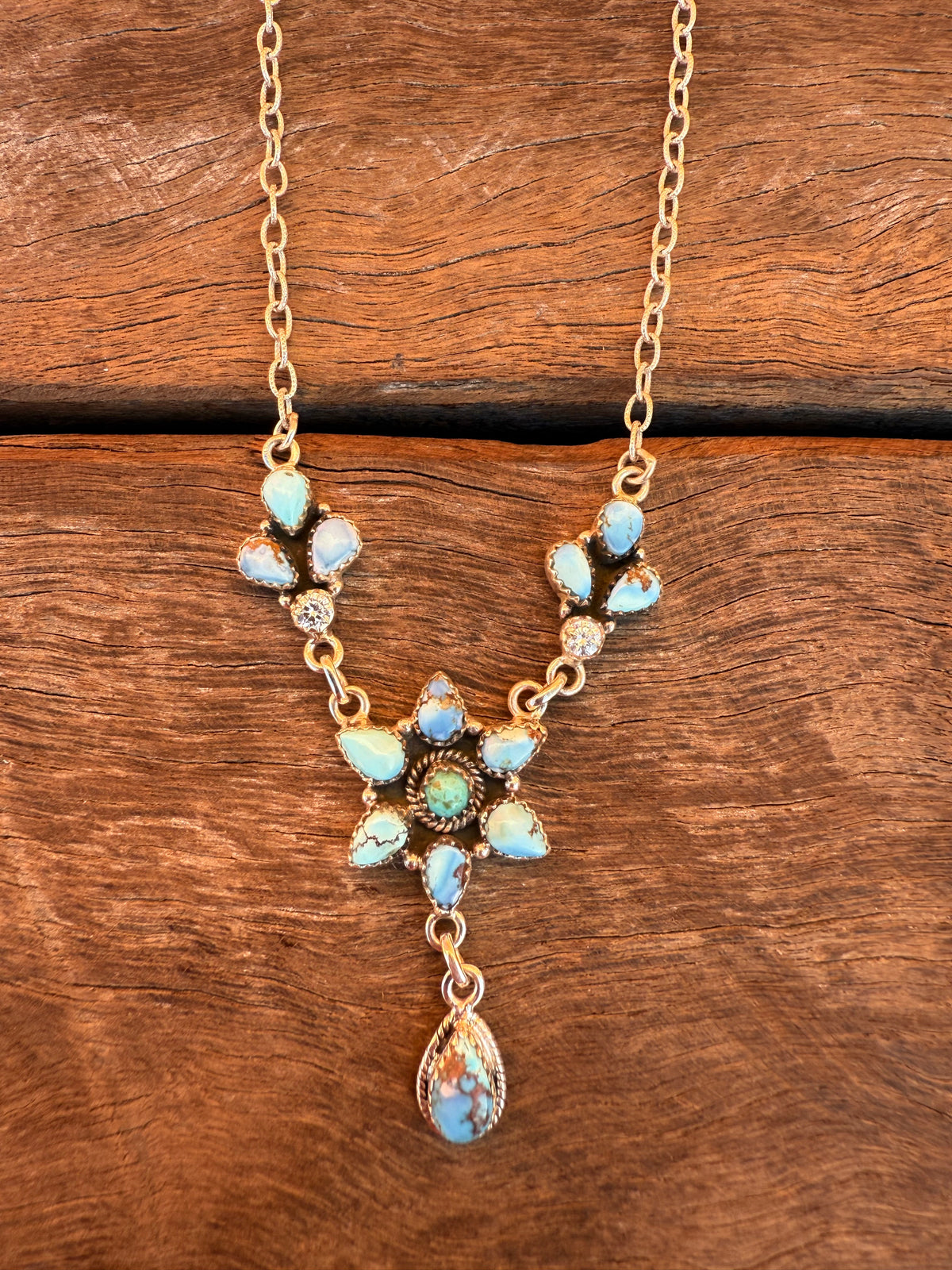 Fiona Necklace - Turquoise Stones