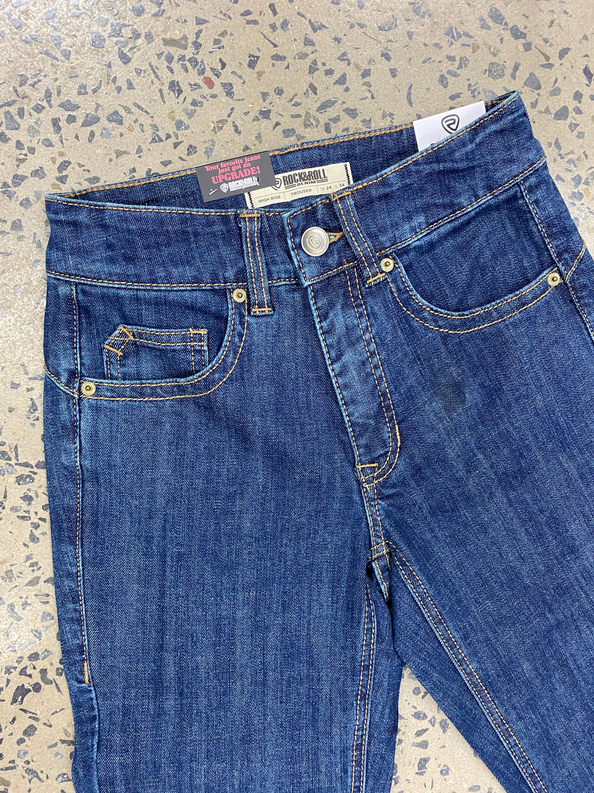 Rock & Roll Cowgirl Jeans - BW5HD07209 - Welt Pocket High Rise Trouser