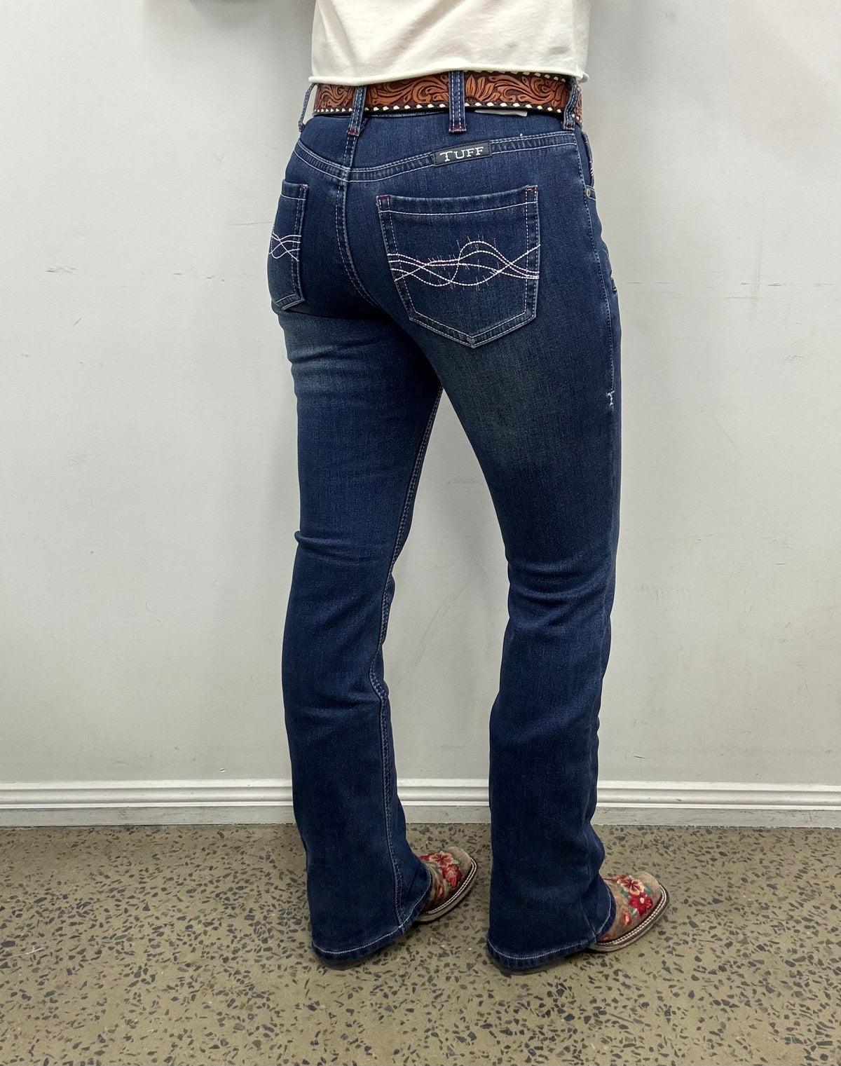 Cowgirl Tuff Jeans - Double Down Flannel