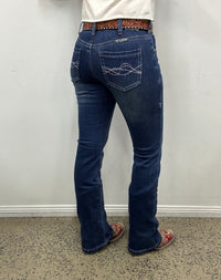Cowgirl Tuff Jeans - Double Down Flannel