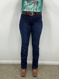 Cowgirl Tuff Jeans - Pull-On Flannel